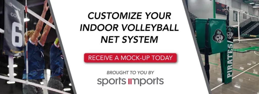 custom volleyball top net tapes